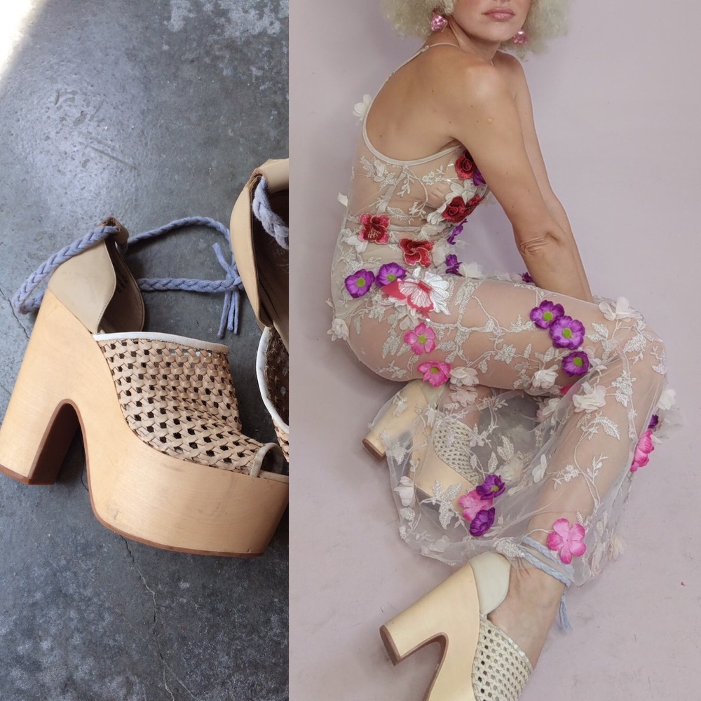 Jeffrey Campbell wdw ultimate 70s platform heel 9